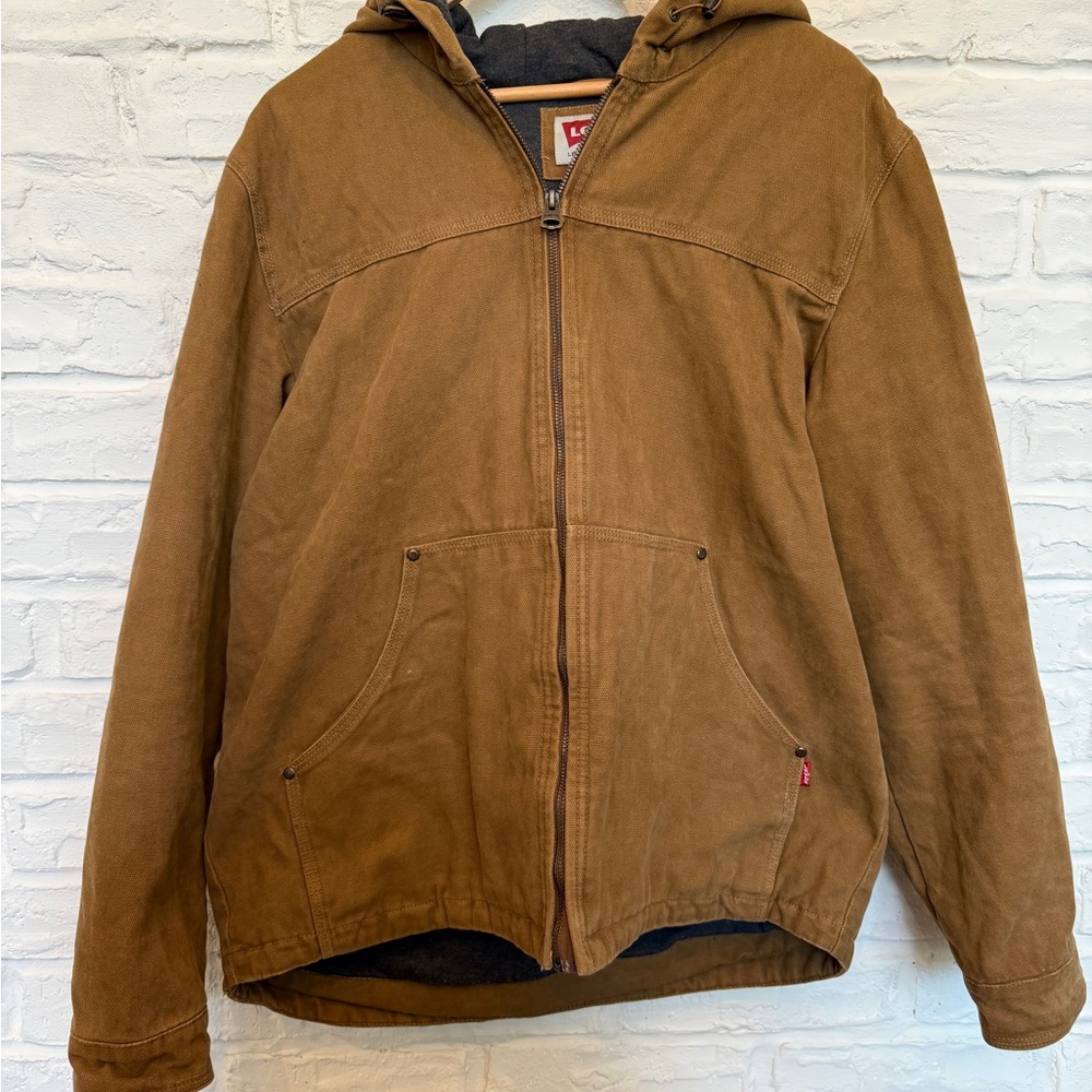 Levi's Tan Hooded Men's Jacket